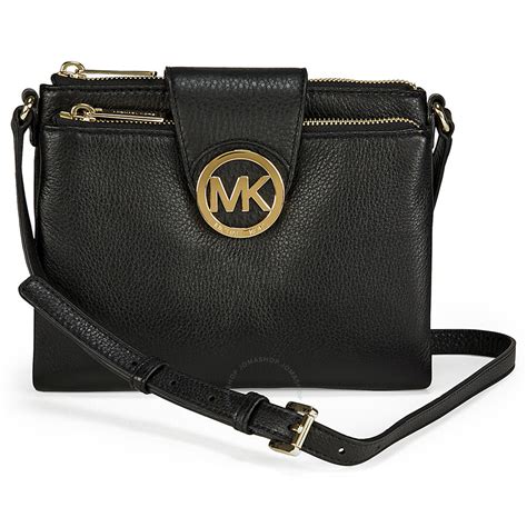 Michael Kors Fulton Large Crossbody in Black 